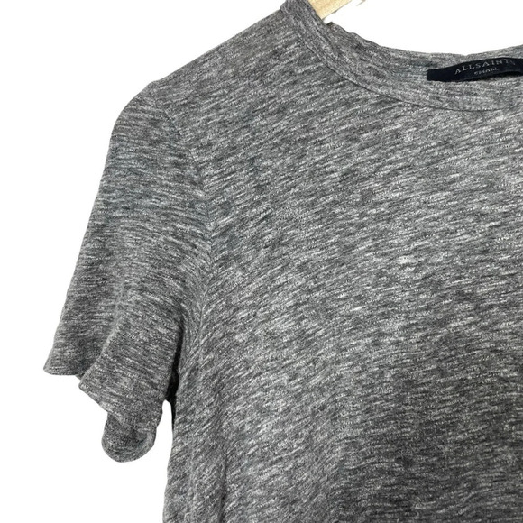 All Saints Women’s Rosa Flame Tee in Heather Grey Size S - Picture 10 of 16